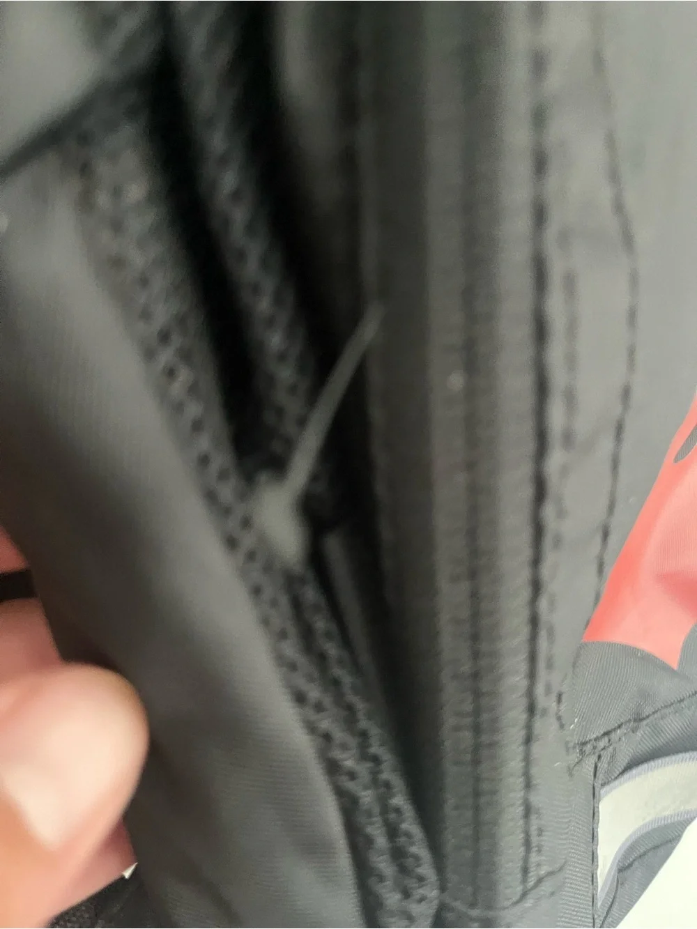 CamelBak Black Backpack with Red Flame Graphic Accent